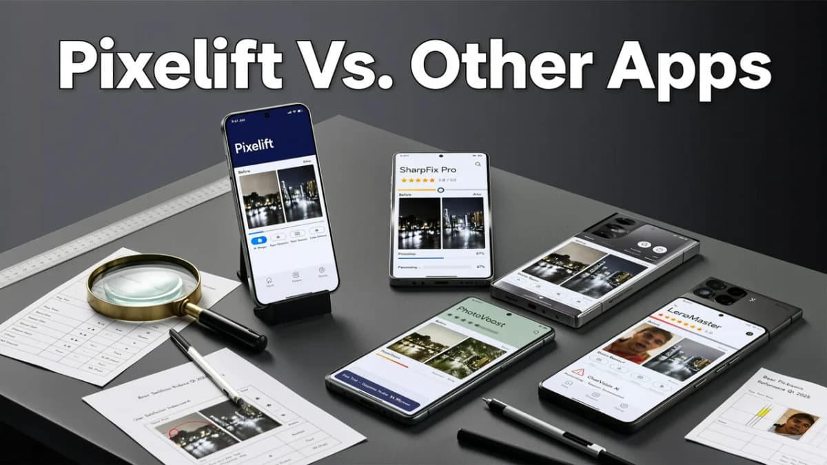 Pixelift vs. Other Top Apps to Fix Blurry Photo on Android (2026 Comparison) - fix blurry photo android app