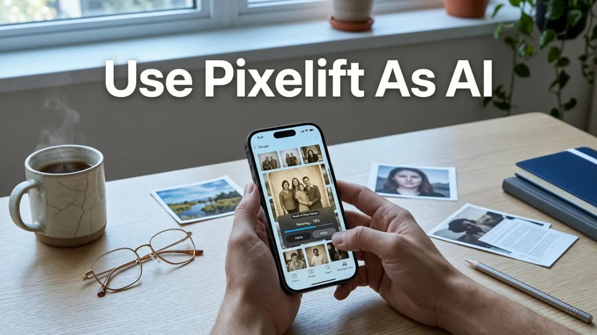 How to Use Pixelift as Your AI Photo Restorer for Google Photos (2026 Workflow) - ai photo restorer for google photos