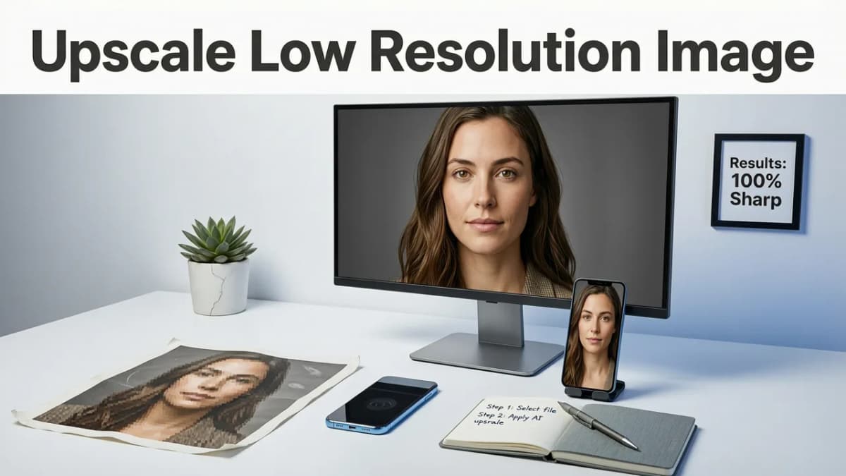 Upscale Low Resolution Image Online — The 2026 Shortcut That Actually Works - upscale low resolution image online