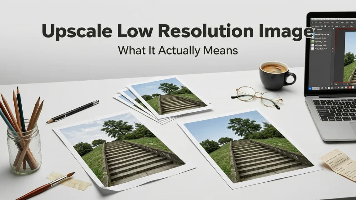 What "Upscale Low Resolution Image Online" Actually Means - upscale low resolution image online
