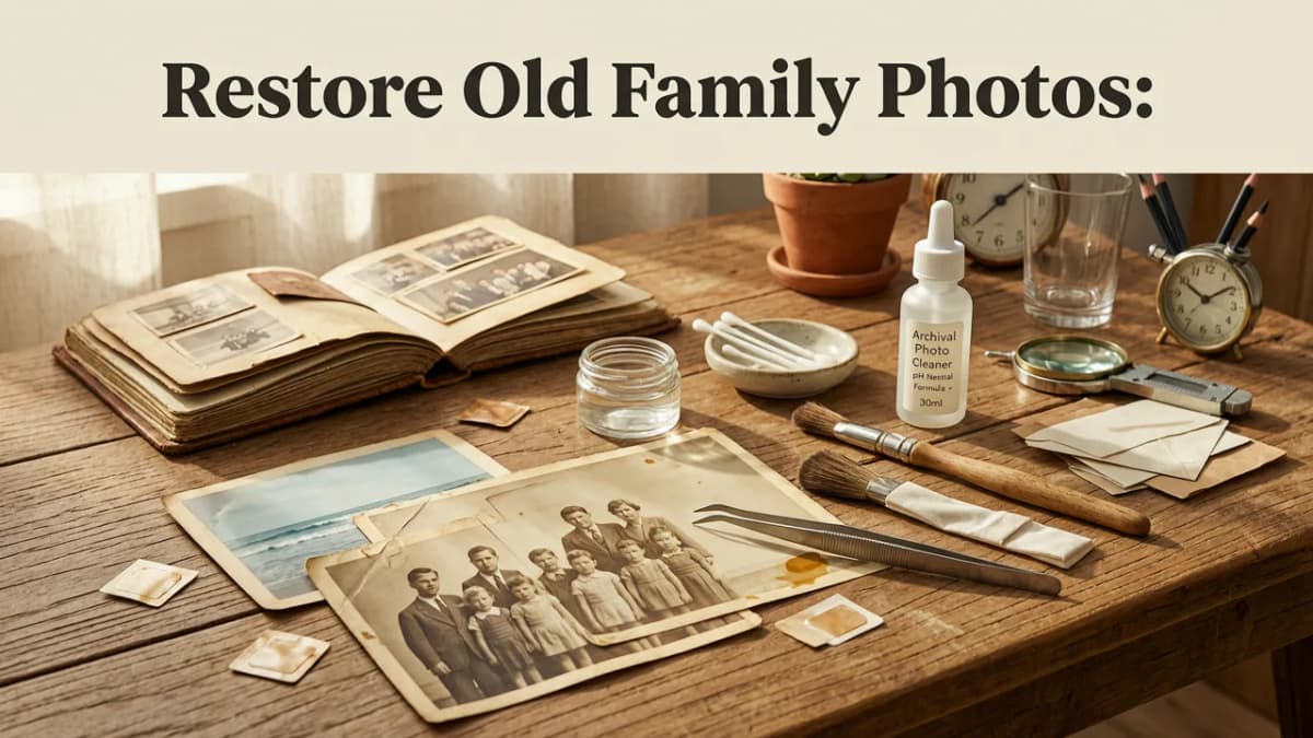 How to Restore Old Family Photos: The 2026 Step-by-Step Guide - how to restore old family photos
